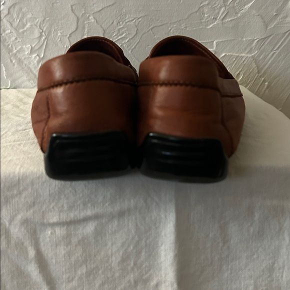 Robert Zur Woven Leather Loafers in Rich Brown
Size 7.5 - Picture 5 of 7